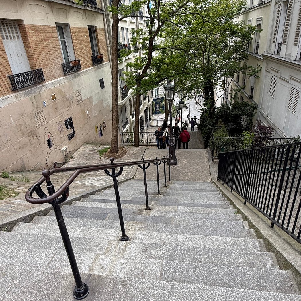 Calvaire Street Stairs 2